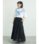 バイオ加工ロゴプリントワイドTシャツ