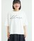 バイオ加工ロゴプリントワイドTシャツ