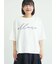 バイオ加工ロゴプリントワイドTシャツ
