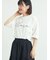 バイオ加工ロゴプリントワイドTシャツ