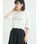 バイオ加工ロゴプリントワイドTシャツ