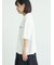 バイオ加工ロゴプリントワイドTシャツ