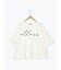 バイオ加工ロゴプリントワイドTシャツ