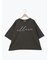 バイオ加工ロゴプリントワイドTシャツ