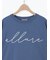 バイオ加工ロゴプリントワイドTシャツ