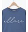 バイオ加工ロゴプリントワイドTシャツ