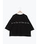 ◇強撚天竺ワイドロゴプリントTシャツ