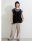 シルケット+ピグメント加工フレンチスリーブTシャツ