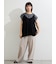 シルケット+ピグメント加工フレンチスリーブTシャツ
