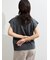 シルケット+ピグメント加工フレンチスリーブTシャツ