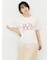 【接触冷感】裾レースロゴTシャツ