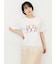 【接触冷感】裾レースロゴTシャツ