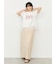 【接触冷感】裾レースロゴTシャツ