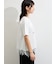 【接触冷感】裾レースロゴTシャツ