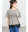 【接触冷感】裾レースロゴTシャツ