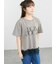 【接触冷感】裾レースロゴTシャツ