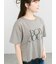 【接触冷感】裾レースロゴTシャツ