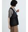 前後2WAYメッシュレースベスト