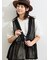前後2WAYメッシュレースベスト
