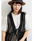 前後2WAYメッシュレースベスト