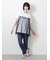 ◇【接触冷感/UVカット】ドットチュールドッキングTシャツ