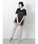 ◇【接触冷感/UVカット】ドットチュールドッキングTシャツ