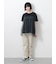 ◇【接触冷感/UVカット】ドットチュールドッキングTシャツ