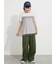 ◇【接触冷感/UVカット】ドットチュールドッキングTシャツ