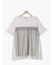 ◇【接触冷感/UVカット】ドットチュールドッキングTシャツ