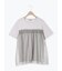 ◇【接触冷感/UVカット】ドットチュールドッキングTシャツ