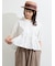 【販路限定】パフスリーブレースブラウス