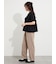 【接触冷感/UVカット】チュールドッキングカットソー