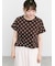 【オーガニックコットン】ドット柄Tシャツ