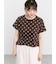 【オーガニックコットン】ドット柄Tシャツ