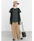 【オーガニックコットン】ドット柄Tシャツ