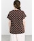 【オーガニックコットン】ドット柄Tシャツ