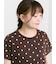 【オーガニックコットン】ドット柄Tシャツ