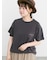 【オーガニックコットン】刺繍ロゴTシャツ