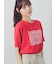 【接触冷感】パーツレース風プリントTシャツ