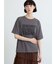【接触冷感】パーツレース風プリントTシャツ