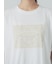 【接触冷感】パーツレース風プリントTシャツ
