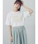 【接触冷感】パーツレース風プリントTシャツ