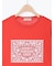 【接触冷感】パーツレース風プリントTシャツ