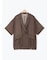 裾レース5分袖ダブルジャケット