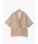 裾レース5分袖ダブルジャケット