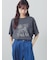 【接触冷感】切り替えプリントTシャツ