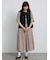 レース×ピンタックリボンベスト《限定カラーあり》