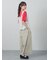 ストレッチタックキュロットパンツ