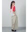 ストレッチタックキュロットパンツ