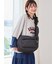 【Cross×Staff】ボトルポケ付/ハーフムーンフリルbag